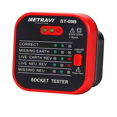 Metravi ST-09B Socket Polarity Tester shishiram engineering services 1