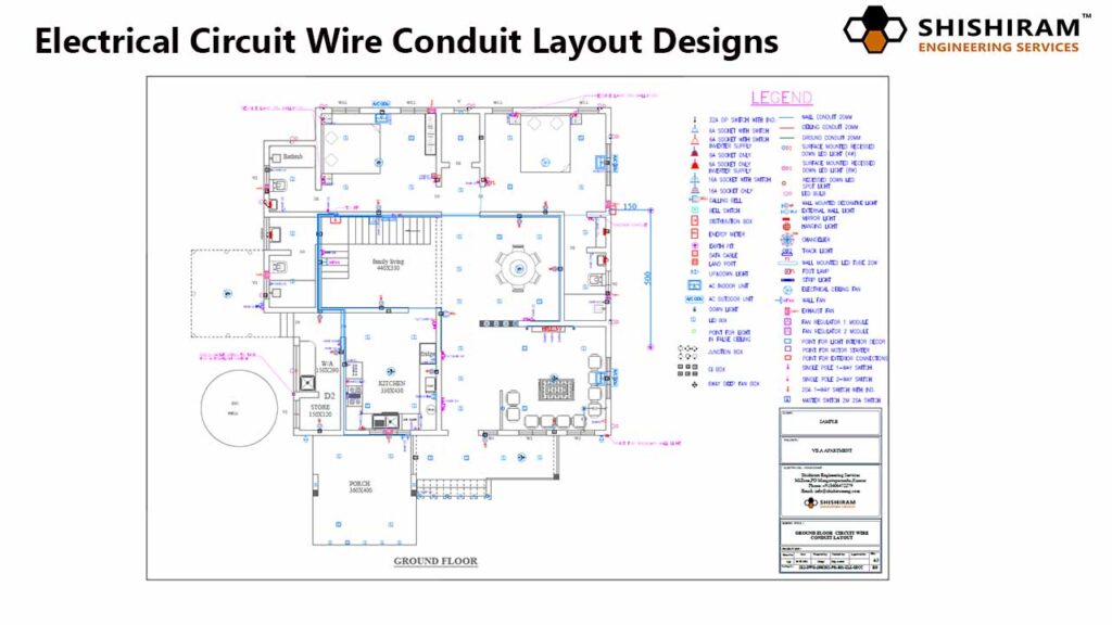 Electrical Floor Plan With Power Layout Details Infoupdate