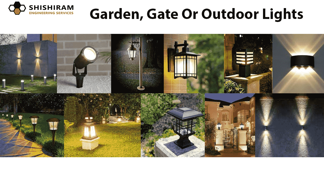 Garden Light, Gate Light Or Outdoor Lights