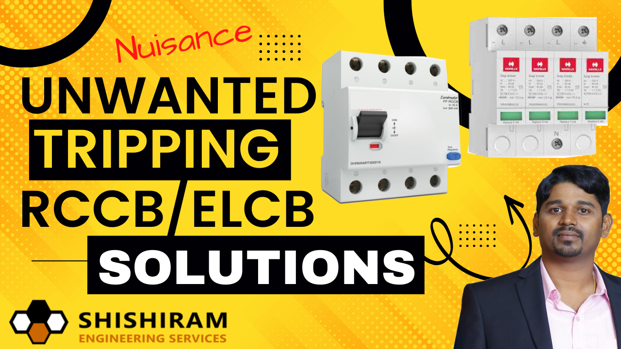 RCCB Nuisance Tripping RCCB Tripping Randomly RCCB Keeps Tripping Solutions ELCB Malayalam