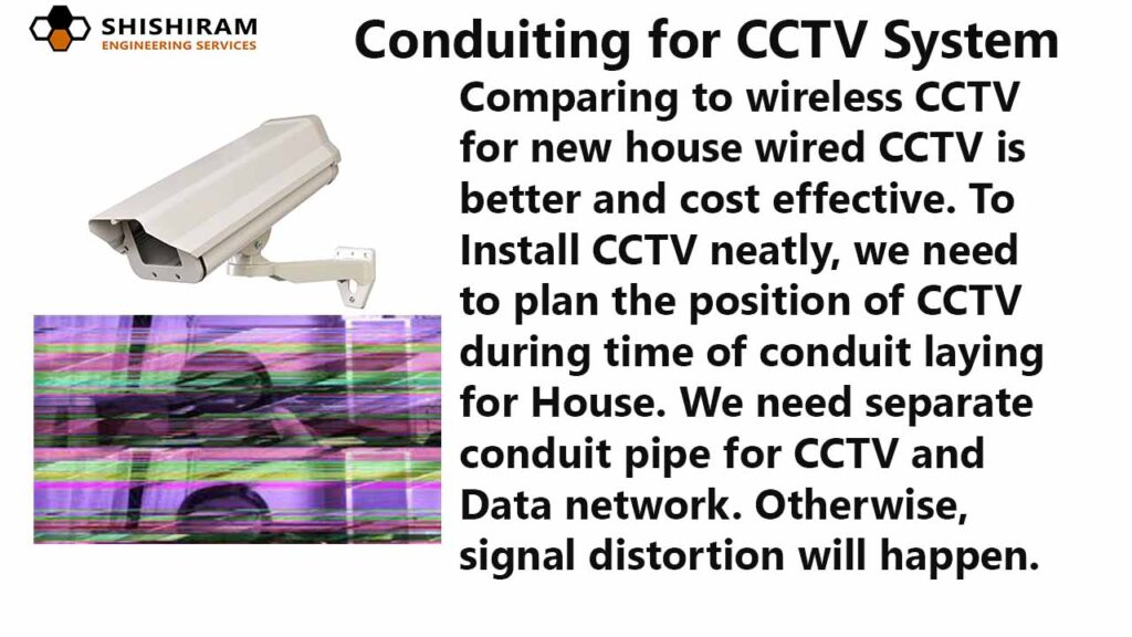Comparing to wireless CCTV for new house wired CCTV is better and cost effective
