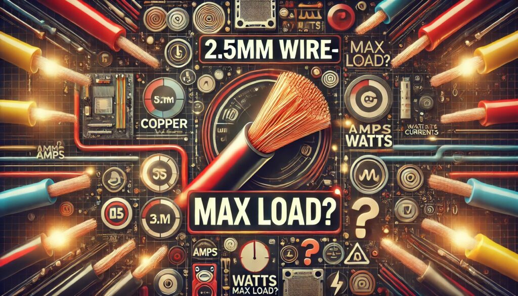 2.5mm Wire Maximum Load Explained Current, Wattage, and Safe Limits for Electrical Circuits